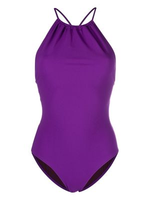 Ulla Johnson plain tie-fastening swimsuit - Purple