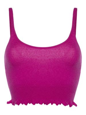 Ulla Johnson sleeveless cashmere crop top - Pink