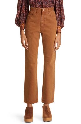 Ulla Johnson The Agnes High Waist Jeans in Umber Wash