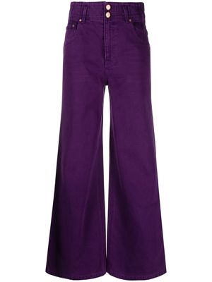 Ulla Johnson The Margot wide-leg jeans - Purple