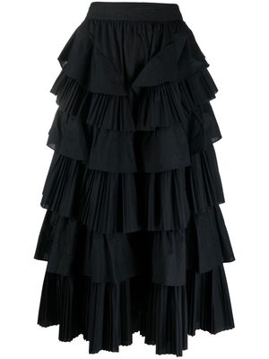 Ulla Johnson tiered ruffle skirt - Black