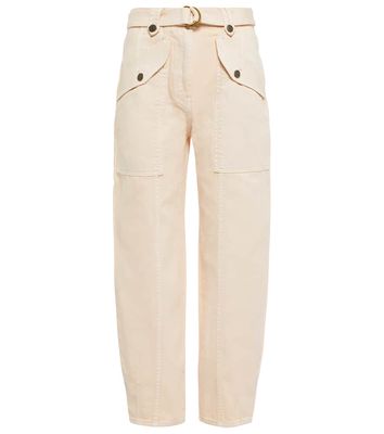 Ulla Johnson Waverly belted high-rise jeans