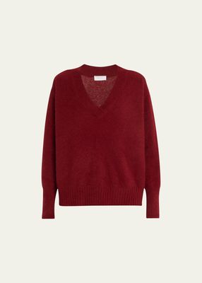 Ultra Soft Long-Sleeve V-Neck Sweater