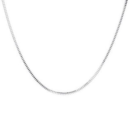 UltraFine Silver 20" Square Snake Chain, 3.0g