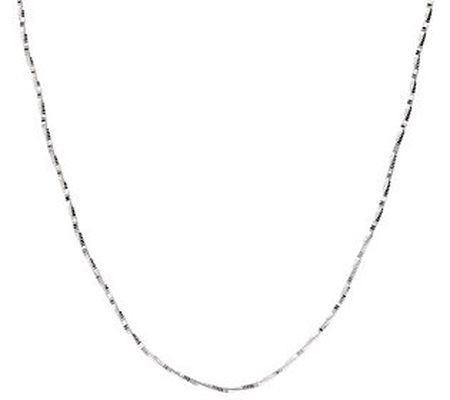 UltraFine Silver 24" Twisted Snake Chain Neckla ce 10.6g