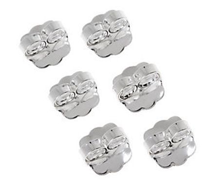 UltraFine Silver Set of 3 Oversized Earring Clu tches