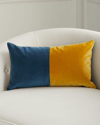 Uma Colorblock Decorative Pillow, 13" x 22"