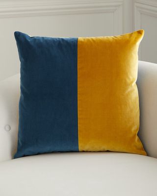 Uma Colorblock Decorative Pillow, 20" Square