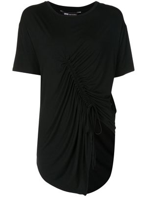 Uma | Raquel Davidowicz asymmetric-ruched T-shirt - Black