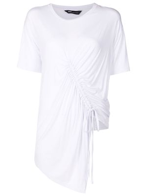 Uma | Raquel Davidowicz asymmetric-ruched T-shirt - White