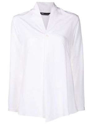 Uma | Raquel Davidowicz V-neck long-sleeve shirt - White