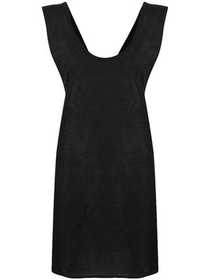 Uma Wang asymmetric sleeveless top - Black