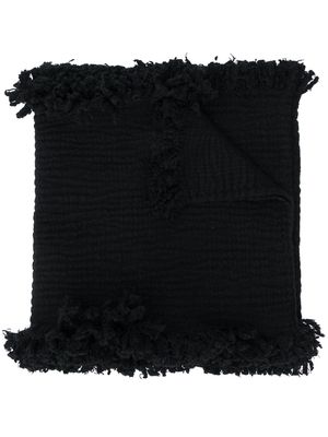 Uma Wang cauliflower effect scarf - Black