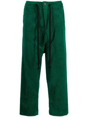 Uma Wang corduroy straight-leg trousers - Green