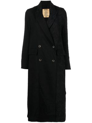 Uma Wang double-breasted coat - Black