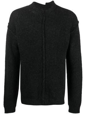 Uma Wang exposed-seam knitted jumper - Grey