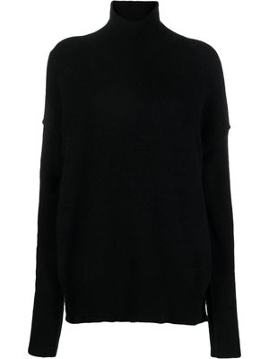 Uma Wang funnel-neck knitted jumper - Black