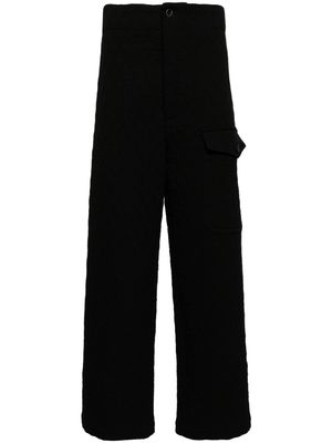 Uma Wang quilted cropped trousers - Black