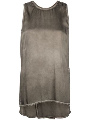 Uma Wang sleeveless silk top - Grey