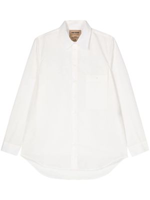 Uma Wang Tab poplin shirt - White