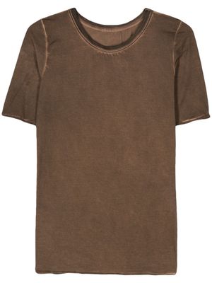 Uma Wang Tina cotton T-shirt - Brown