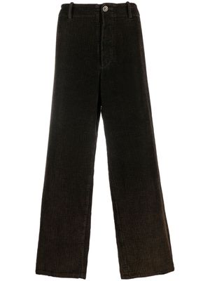Uma Wang wide-leg corduroy trousers - Brown