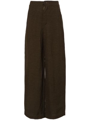 Uma Wang wide-leg palazzo trousers - Brown