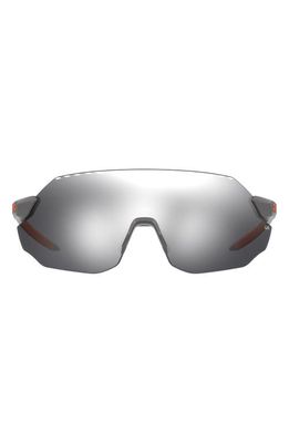 Under Armour Halftime 99mm Shield Sport Sunglasses in Grey /Silver Oleophob