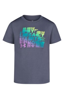 Under Armour Kids' My Legacy Starts Now Performance T-Shirt in Downpour Gray