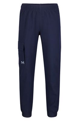 Under Armour Kids' Pennant Performance Cargo Joggers in Midnight Navy