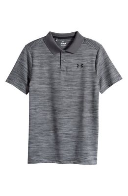 Under Armour Kids' Performance Polo in Pitch Gray Light