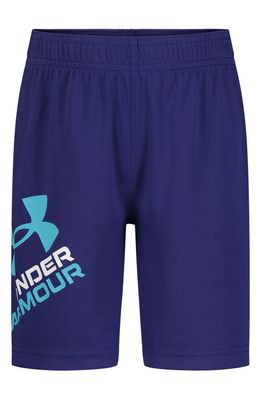 Under Armour Kids' Prototype Logo Performance Athletic Shorts in Sonar Blue