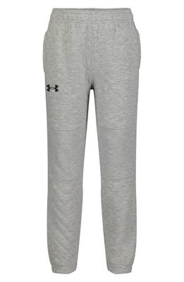 Under Armour Kids' Quilted Joggers in Mod Gray