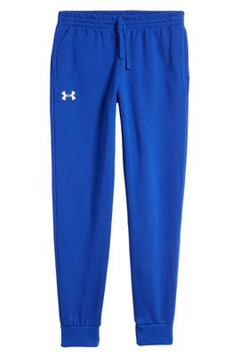 Under Armour Kids' Rival Fleece Joggers in Royal //White