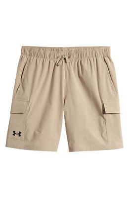 Under Armour Kids' UA Tech Woven Cargo Shorts in 299 City Khaki