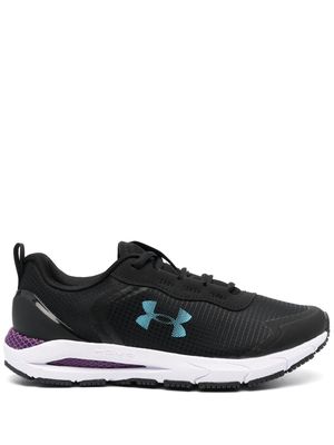 Under Armour logo-print lace-up sneakers - Black