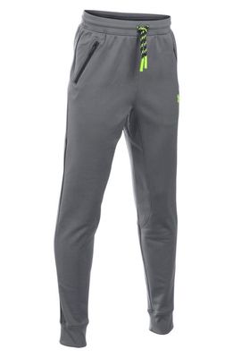Under Armour 'Pennant' Tapered Pants in Graphite/Fuel Green