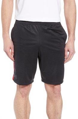 Under Armour Raid 2.0 Classic Fit Shorts in Black/Pierce/Stealth Gray