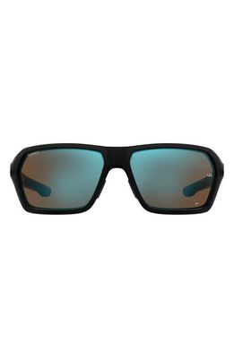 Under Armour Recon 64mm Sport Sunglasses in Black /Blue Ml Ol