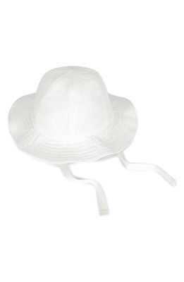 Under the Nile Cotton Muslin Sun Hat in White