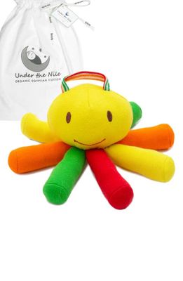 Under the Nile Scraptopus Organic Egyptian Cotton Toy in Yellow Multi