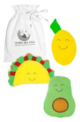 Under the Nile Taco Lemon Avocado Toy Set in Multicolor