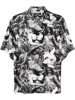 Undercover all-over print shirt - Black