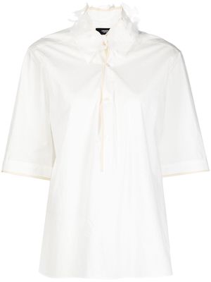 Undercover applique-detail short-sleeved shirt - White