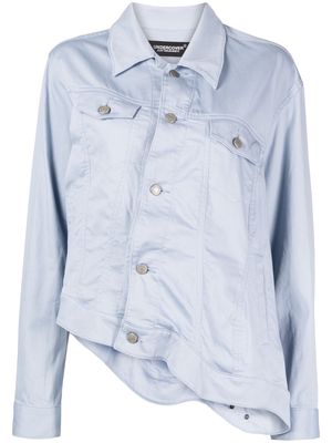 Undercover asymmetric long-sleeved jacket - Blue