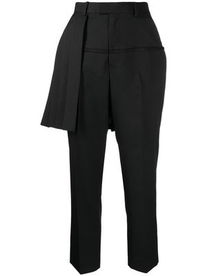 Undercover asymmetric tailored trousers - Black
