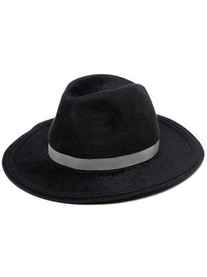 Undercover band-detail fedora hat - Black