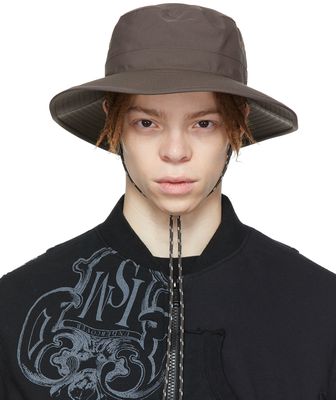 Undercover Brown Nylon Hat