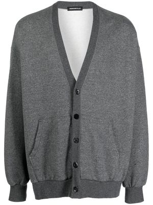 Undercover button-through cotton cardigan - Grey