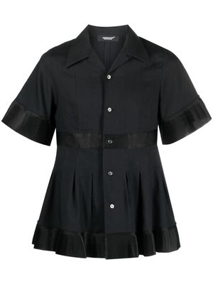 Undercover buttoned flared shirt - Black